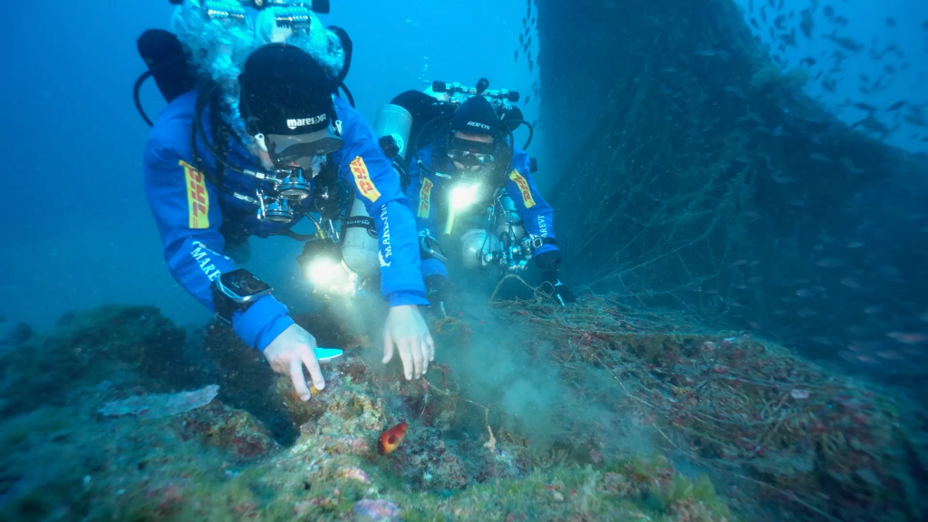 Reti da pesca abbandonate: 3000 metri recuperati in Sicilia